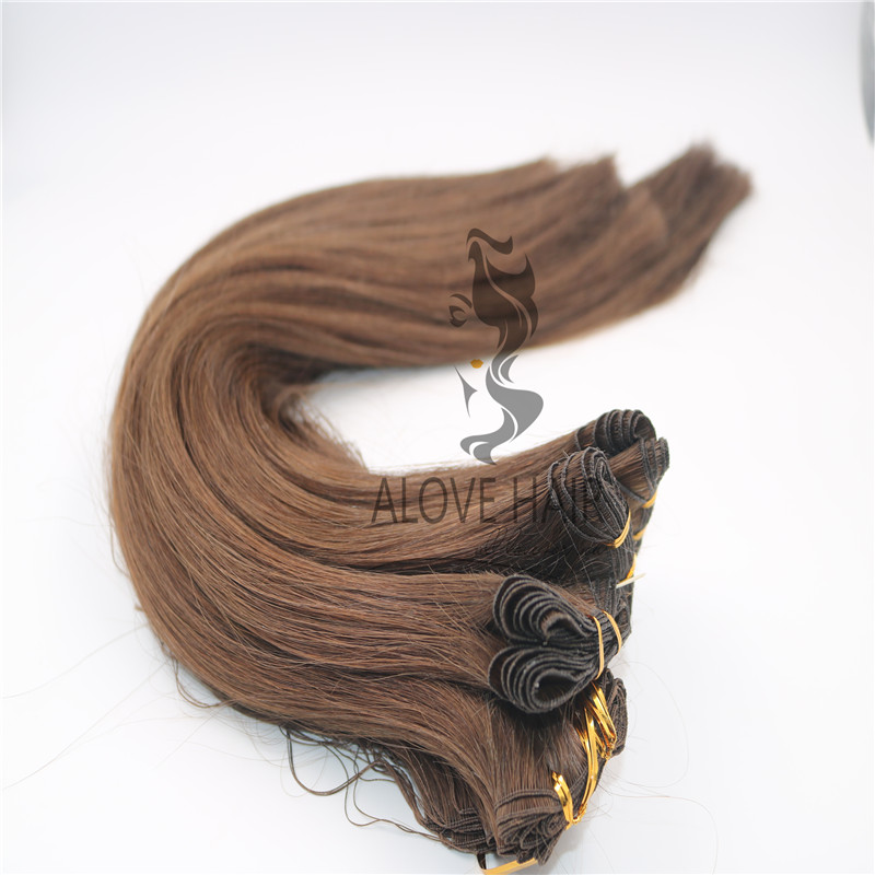 Wholesale best hand tied weft hair extensions